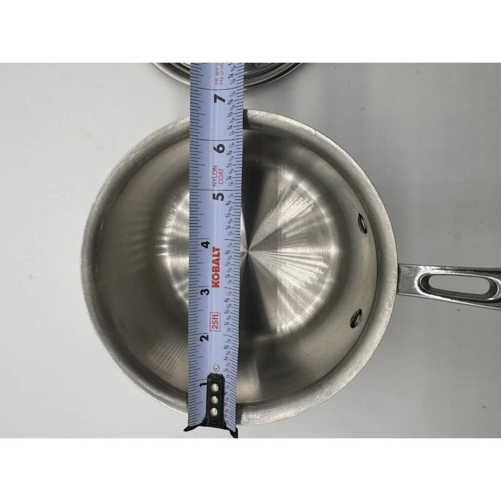 All-Clad‎ Copper Core 2 Qt Saucier Saucepan with Lid 5-Ply Stainless Steel USA